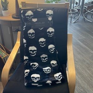 Rachel Zoe Halloween Oversized Skull Throw